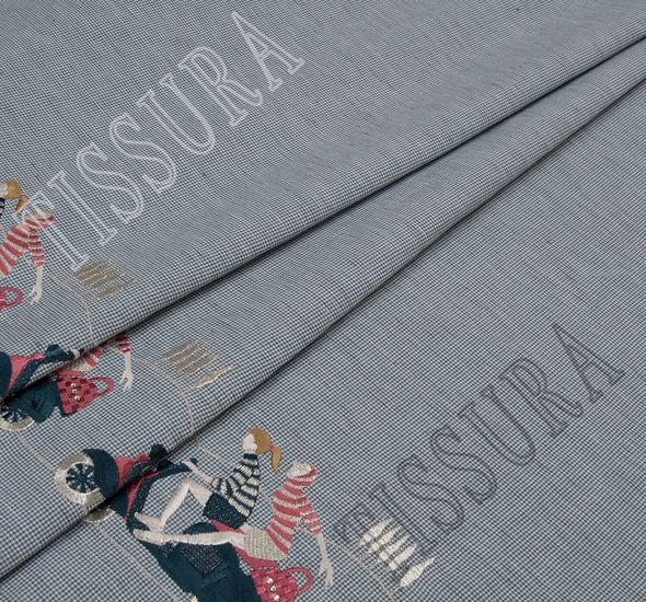 Embroidered Cotton & Linen #1