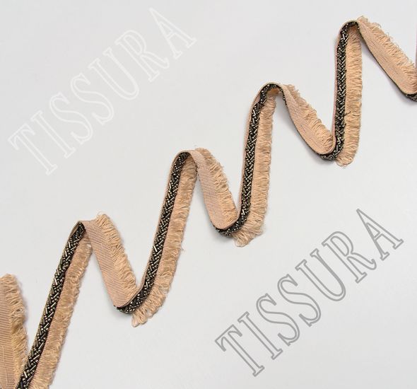 Embroidered Fringe Trim #1