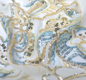 Embroidered Georgette #1