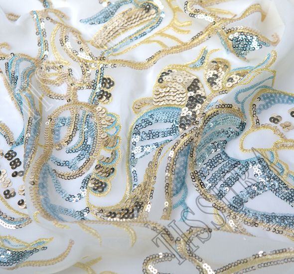 Embroidered Georgette #1