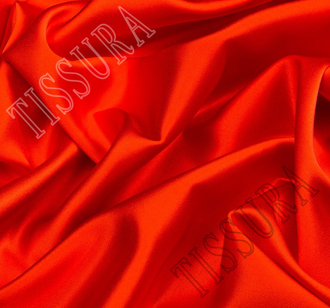 Red Stretch Silk Satin Fabric: Fabrics from France by Belinac, SKU 00023561  at $122 — Buy Luxury Fabrics Online