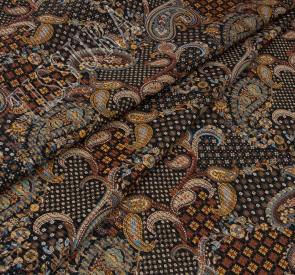 Wool & Silk Jacquard #1