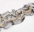 Embroidered Chantilly Lace Trim #3