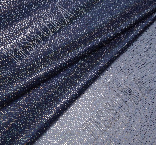 Foil Appliqued Silk Organza #1