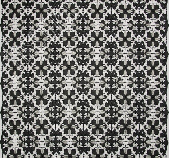 Faux Leather Guipure Lace #1