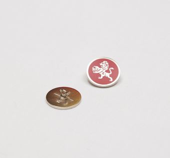 Metal Buttons Fabric: Fabrics from Italy Metal Buttons #1