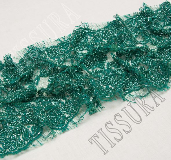 Embroidered Chantilly Lace Trim #1