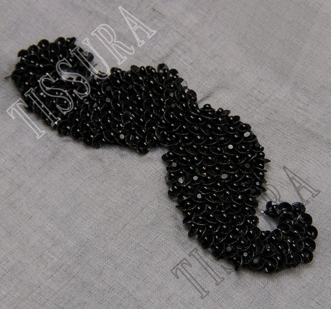 Bead & Sequin Patch: Patches Trimmings from India, SKU 00068150 at