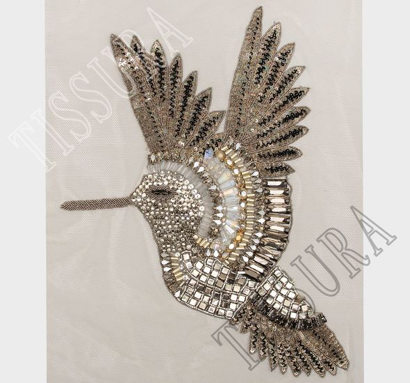 Sequin, Bead & Rhinestone Patch #1