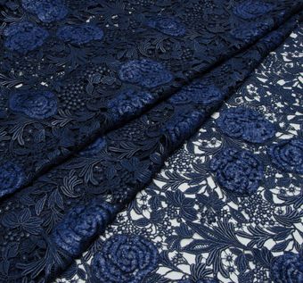 Glossy Guipure Lace Fabric: Exclusive Fabrics from Switzerland by Forster  Rohner, SKU 00056088 at $69500 — Buy Lace Fabrics Online