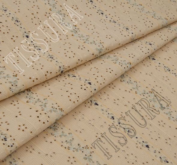 Embroidered Cotton Jacquard #1