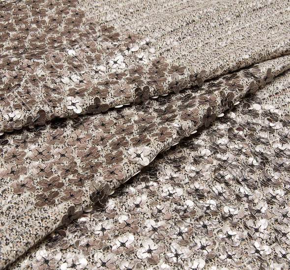 Laser Cut Appliqued Tweed Boucle #1