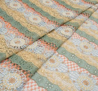 Metallic Guipure Lace #1