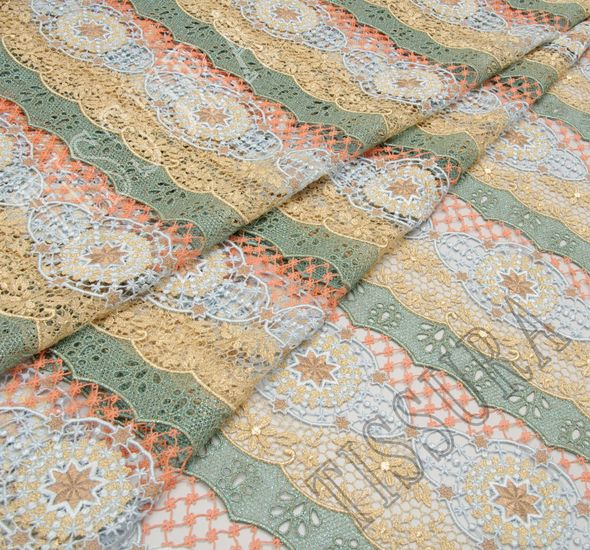 Metallic Guipure Lace #1