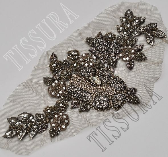 Beaded Embroidered Patch #1