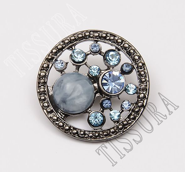 Rhinestone & Enamel Buttons #1