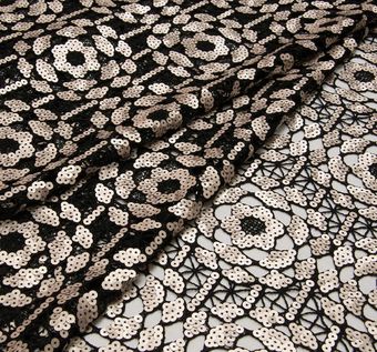 Sequined Guipure Lace Fabric: 30% Off for Exclusive Fabrics from ...