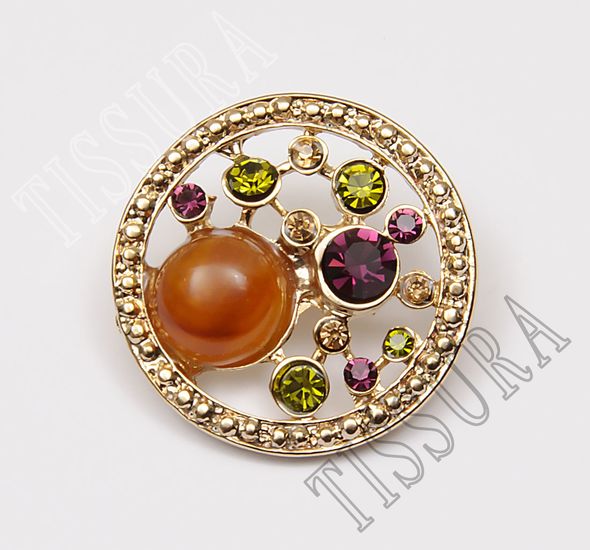 Rhinestone & Enamel Buttons #1