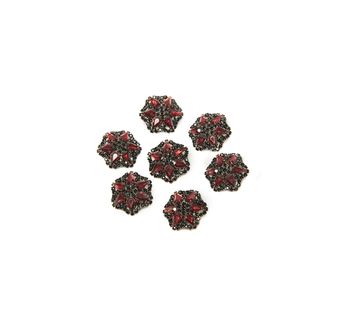Rhinestone Buttons Fabric: Fabrics from France by Modapierre Rhinestone Buttons #1