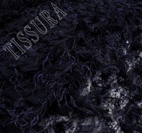 Feather Embroidered Tulle #1