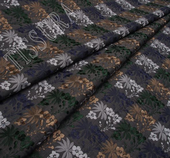 Embroidered Padded Wool #1