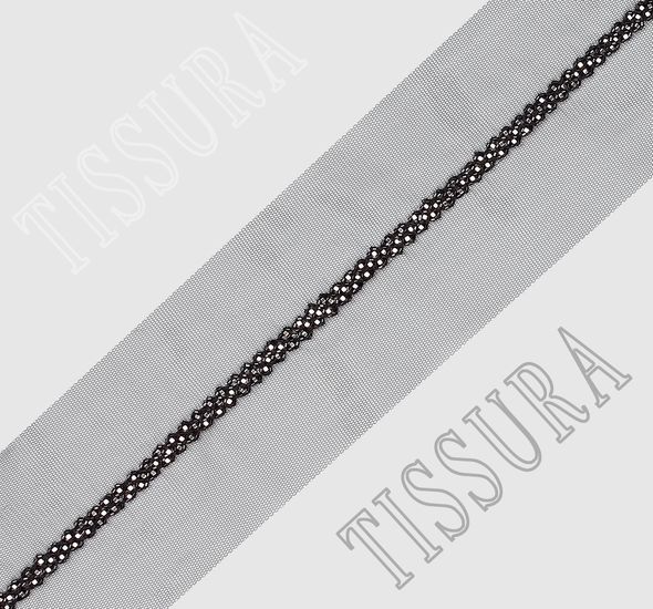 Embroidered Tulle Trim #1