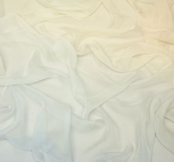 Ombre Silk Chiffon Fabric: 100% Silk Fabrics from Italy by Ruffo Coli ...