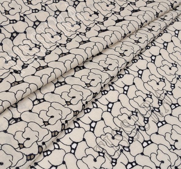 Embroidered Cotton & Linen #1