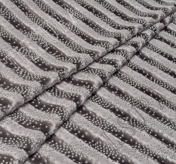 Metal Rivet Faux Fur #1