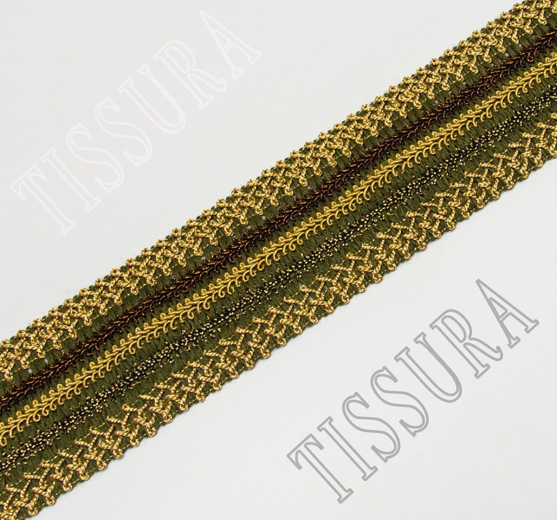 Fancy Decorative Braid Trim Made in Italy Vintage Braided Upholstery Trim
