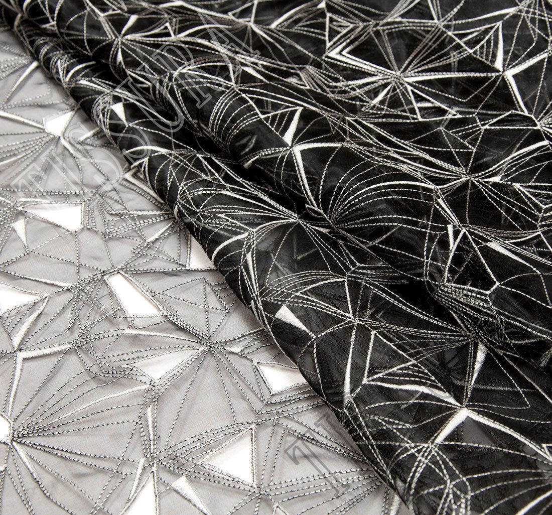 Embroidered Organza Fabric: Exclusive Fabrics from Austria by HOH, SKU ...