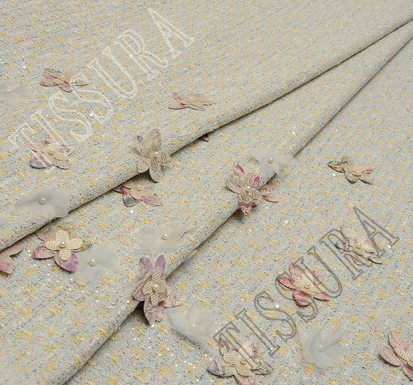 Embroidered Tweed Boucle #1