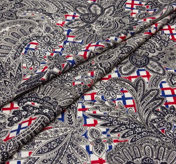 Wool & Silk Jacquard  #1