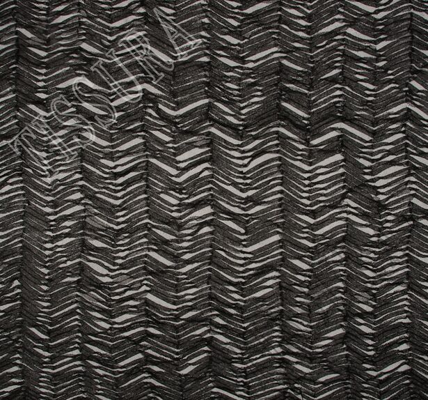 Zigzag Embroidered Tulle #3