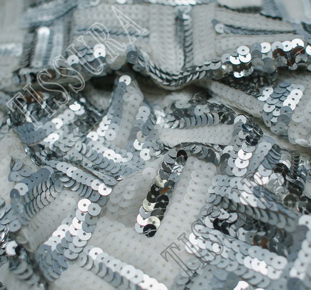 Sequined Crushed Chiffon #3