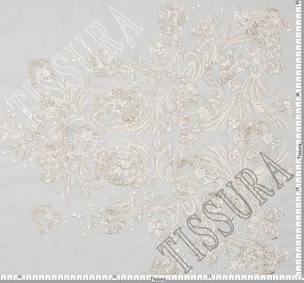 Embroidered Organza Applique Tulle
 #5