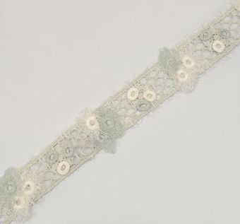 Embroidered Guipure Lace Trim #1