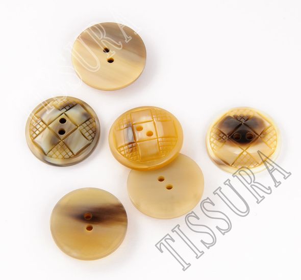 Horn Buttons: Horn Round Men Women Buttons from Italy, SKU 00061374 at ...