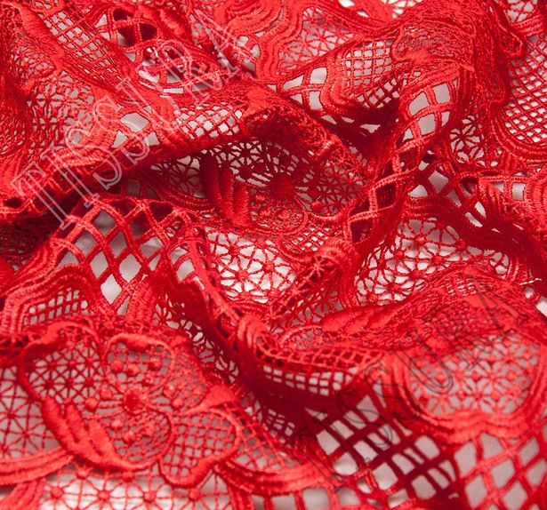 Glossy Guipure Lace #4