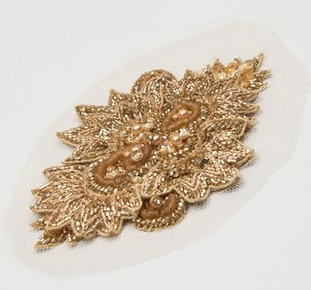 Embroidered Botanical Patch #1