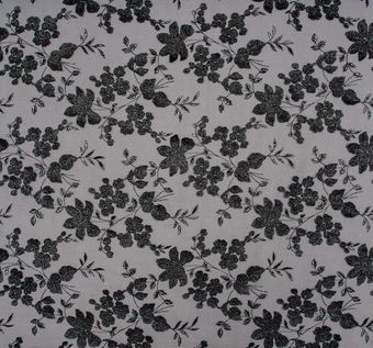Floral Applique Organza #1
