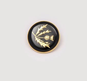 Enamel Buttons: Round Women Buttons from Italy Enamel Buttons #1