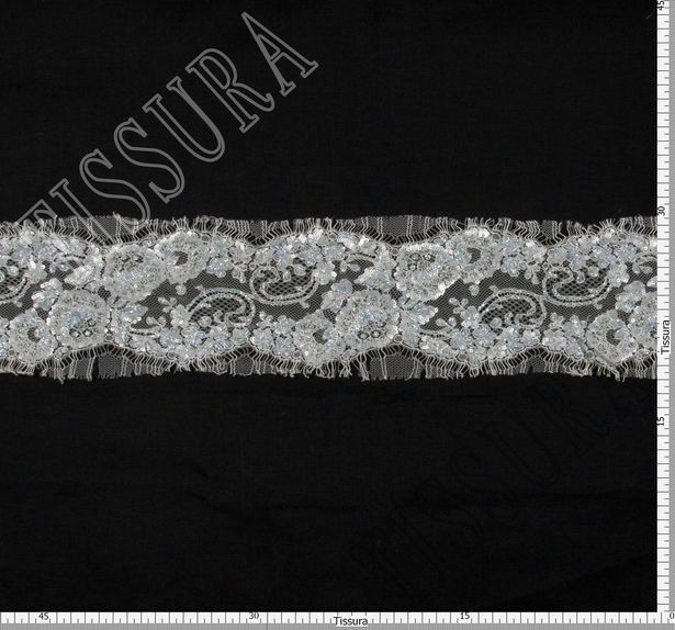 Sequined Beaded Lace Trim #2