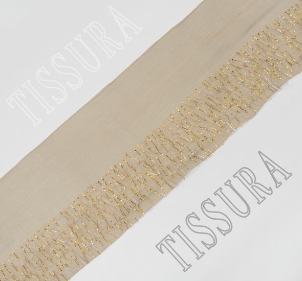 Silk Chiffon Ruffle Trim #1