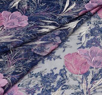 Embroidered Chantilly Lace #1