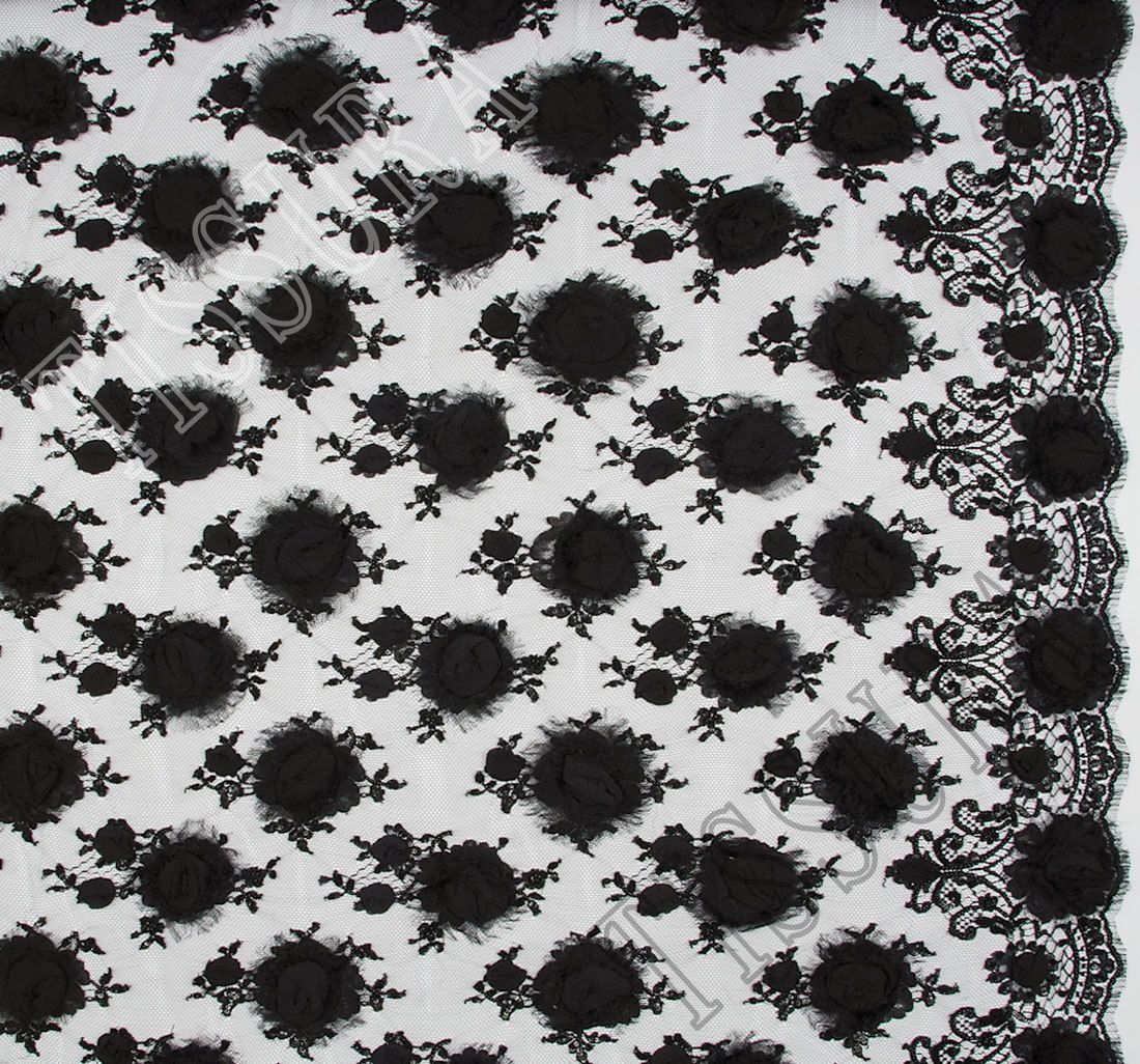 Sequined & Beaded Lace Fabric: Exclusive Fabrics from France by ...