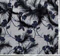 Feather Sequin Embroidered Tulle #3