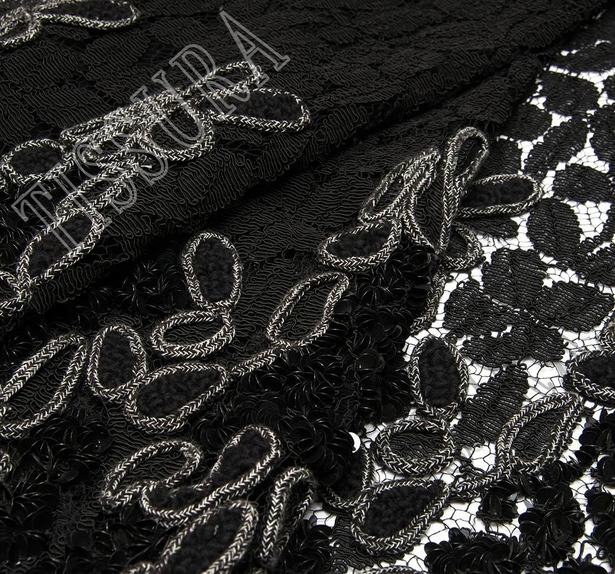 Embroidered Sequined Lace #3