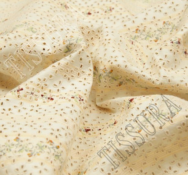 Embroidered Cotton Jacquard #4