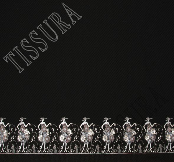 Embroidered Cotton Jacquard #1